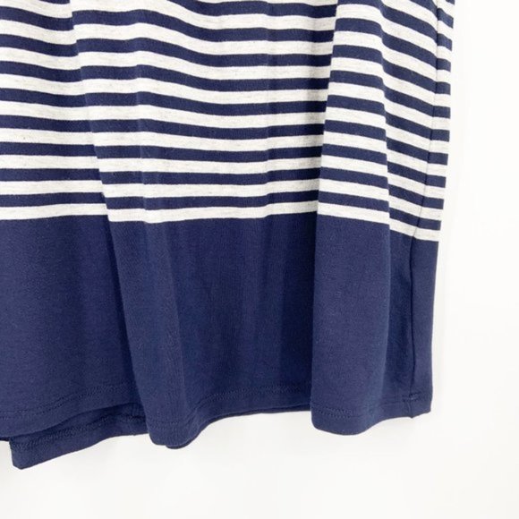 Trina Turk Stripe Tie Back Keyhole Halter Tank XS - Picture 4 of 6